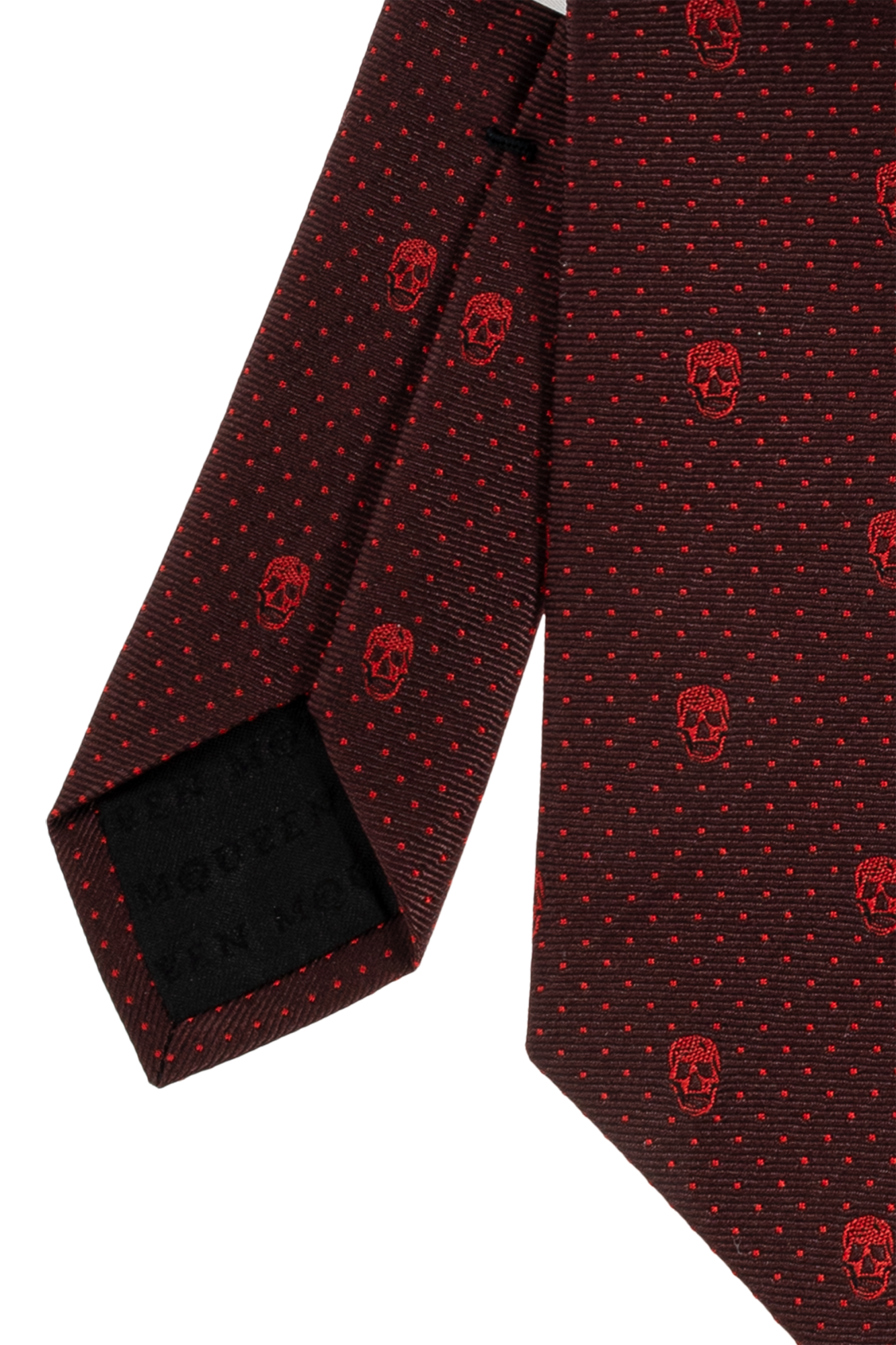 Alexander McQueen Silk tie with distinctive skull motif | Men's
